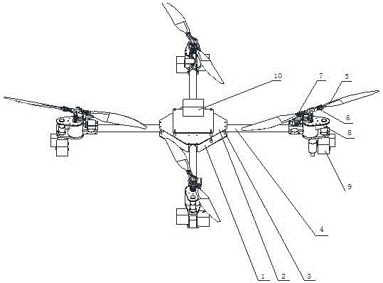 油動多旋翼飛行器的制造方法附圖