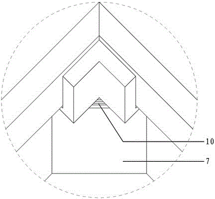 金屬框架結(jié)構(gòu)及使用該結(jié)構(gòu)的櫥柜的制作方法附圖