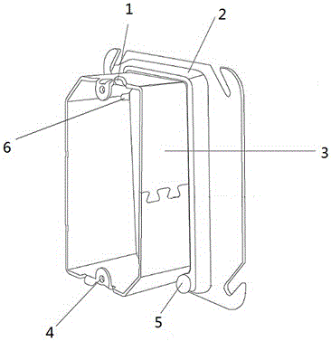 一種帶高度調(diào)節(jié)環(huán)的開關(guān)插座安裝蓋板的制作方法附圖