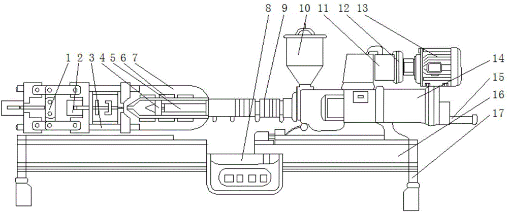 一種定量螺桿式注塑機(jī)的制作方法附圖