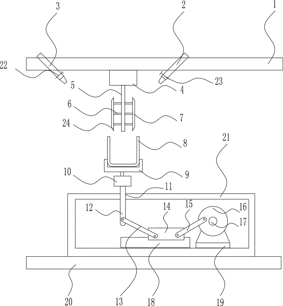 一種建筑用桶具高效清洗裝置的制造方法附圖