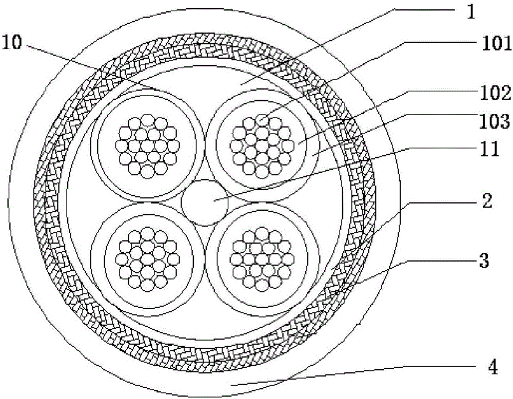 一種航空航天用星絞通信電纜的制作方法附圖