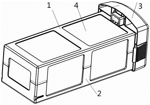 一種無人機用電池組件的制作方法附圖
